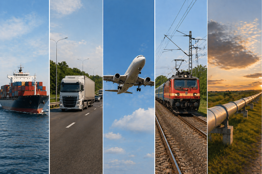 Types of Modes Transportion