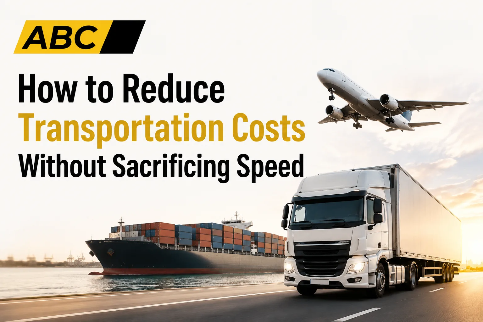 How to Reduce Transportation Costs Without Sacrificing Speed