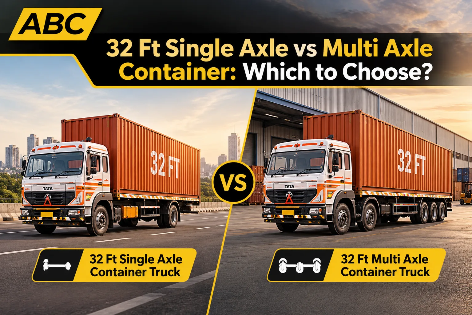 32 Ft Container Trucks