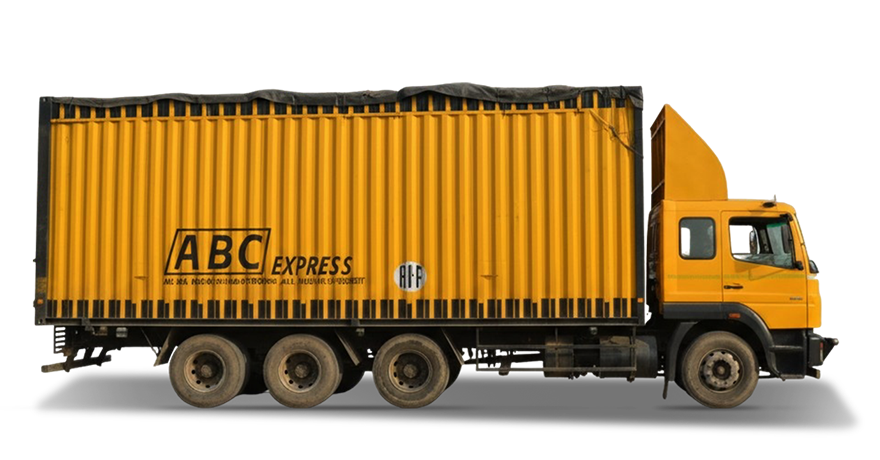 ABC Express Logistics Truck - Reliable Transport Services Across India
